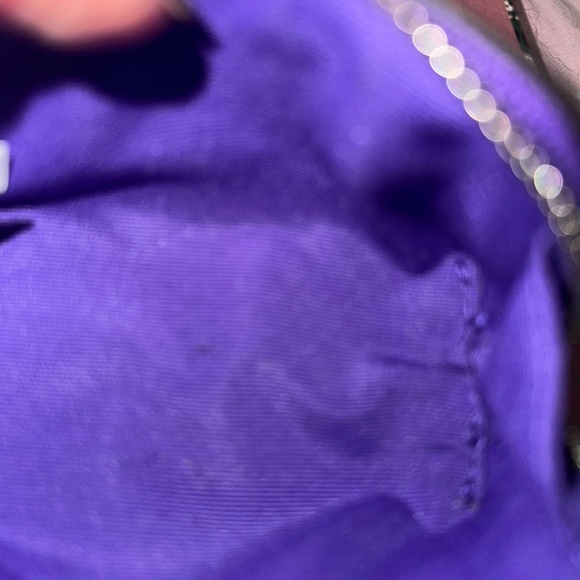 Coach rare hard to find dark purple small accessories case - Picture 7 of 8